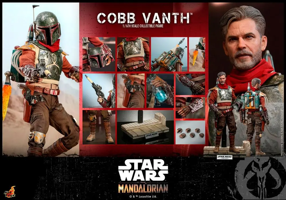 Star Wars The Mandalorian Action Figure 1/6 Cobb Vanth 31 cm product photo