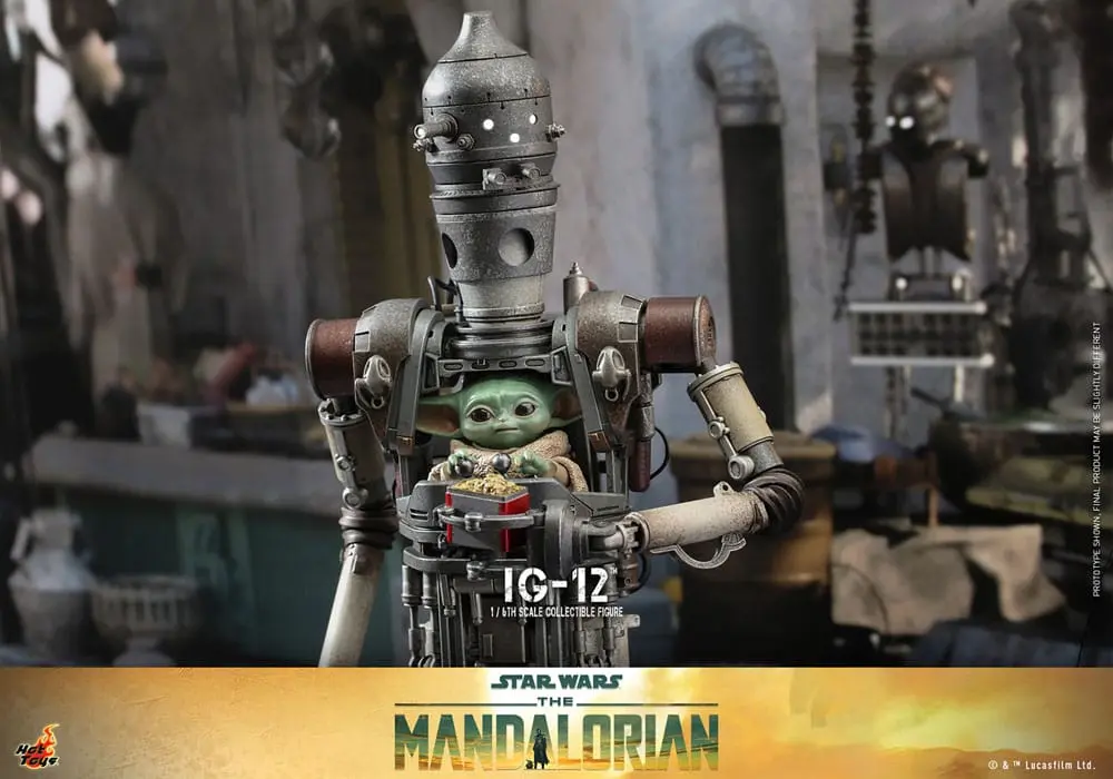 Star Wars: The Mandalorian Action Figure 1/6 IG-12 36 cm termékfotó