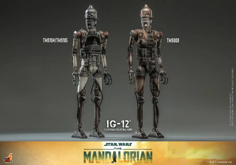 Star Wars: The Mandalorian Action Figure 1/6 IG-12 36 cm termékfotó