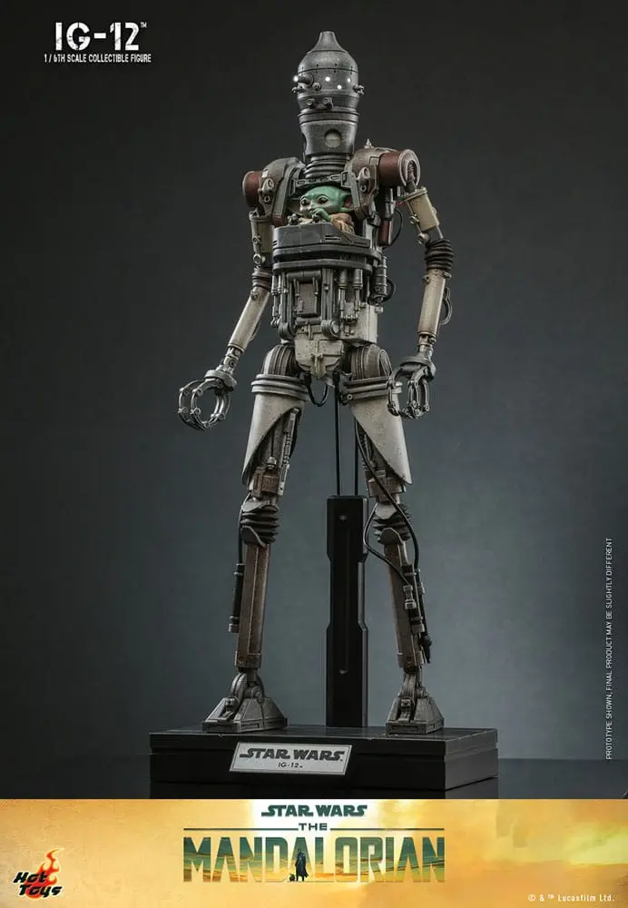 Star Wars: The Mandalorian Action Figure 1/6 IG-12 36 cm termékfotó