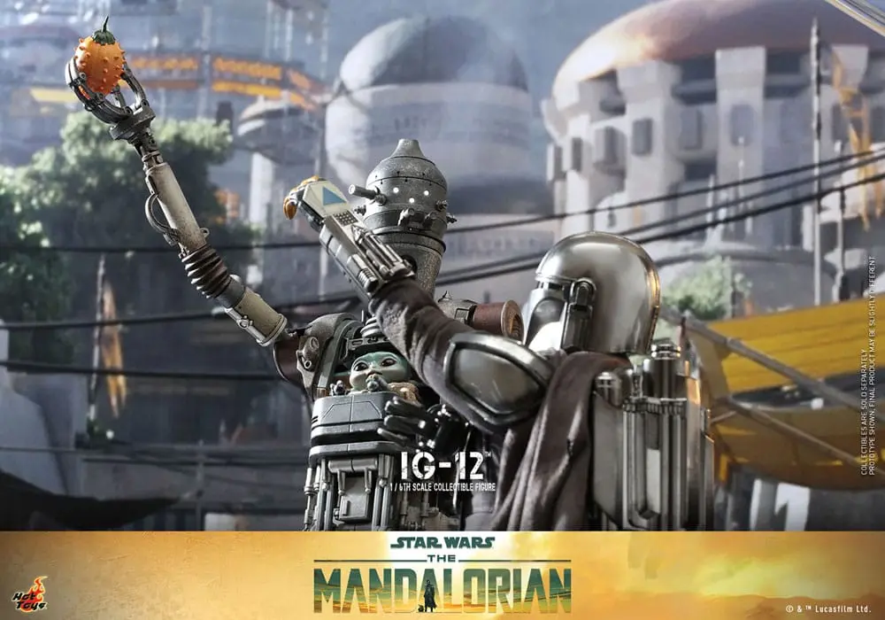 Star Wars: The Mandalorian Action Figure 1/6 IG-12 36 cm termékfotó