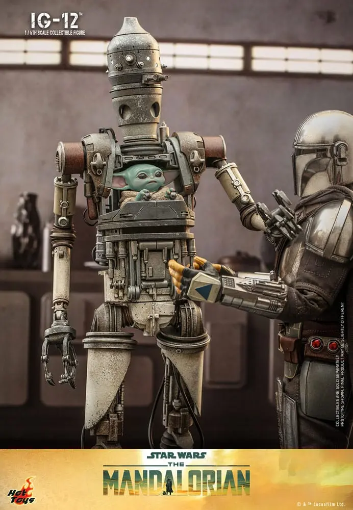 Star Wars: The Mandalorian Action Figure 1/6 IG-12 36 cm termékfotó