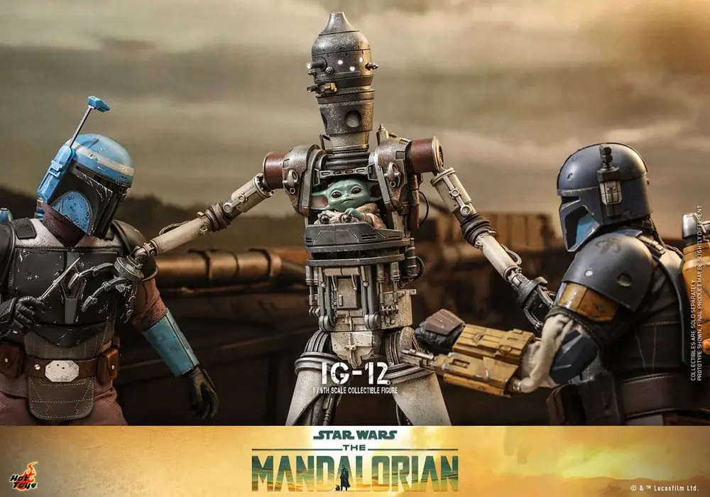 Star Wars: The Mandalorian Action Figure 1/6 IG-12 36 cm termékfotó