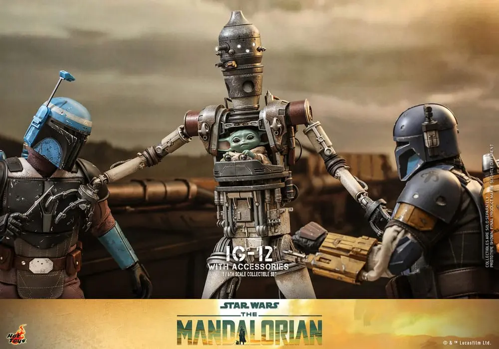 Star Wars: The Mandalorian Action Figure 1/6 IG-12 with accessories 36 cm product photo