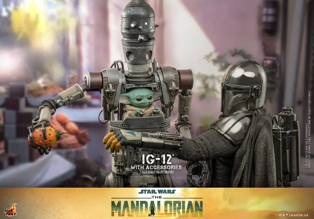 Star Wars: The Mandalorian Action Figure 1/6 IG-12 with accessories 36 cm product photo