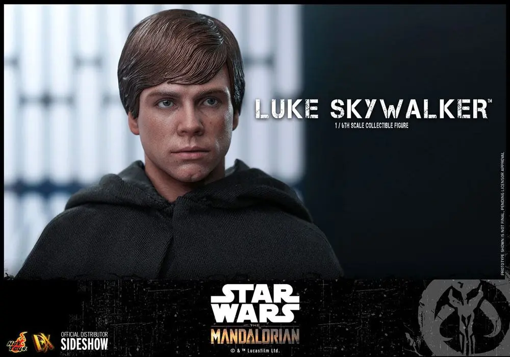 Star Wars The Mandalorian Action Figure 1/6  Luke Skywalker 30 cm termékfotó