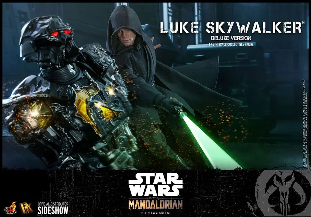 Star Wars The Mandalorian Action Figure 1/6  Luke Skywalker (Deluxe Version) 30 cm termékfotó