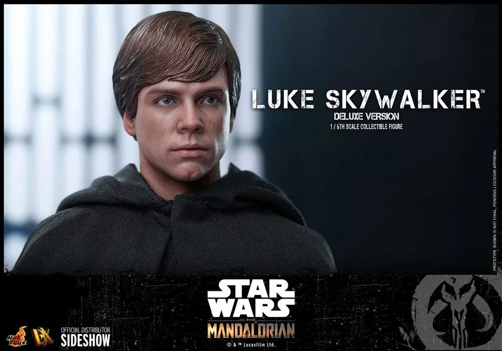 Star Wars The Mandalorian Action Figure 1/6  Luke Skywalker (Deluxe Version) 30 cm termékfotó