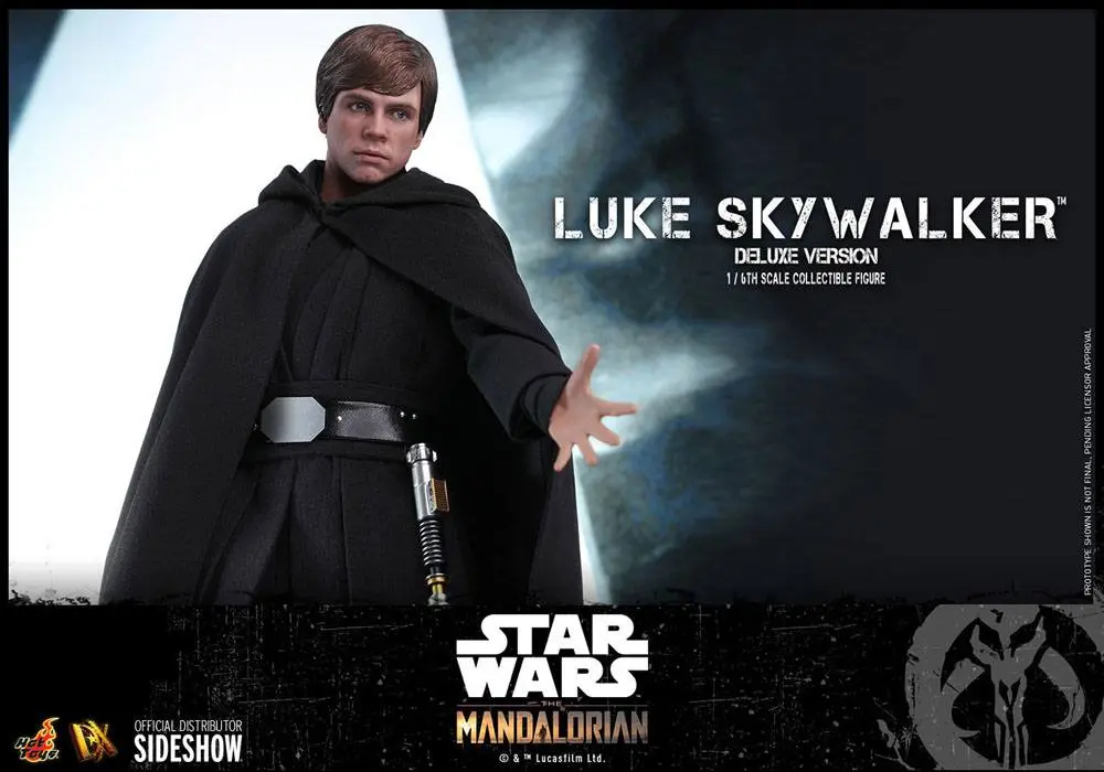 Star Wars The Mandalorian Action Figure 1/6  Luke Skywalker (Deluxe Version) 30 cm termékfotó