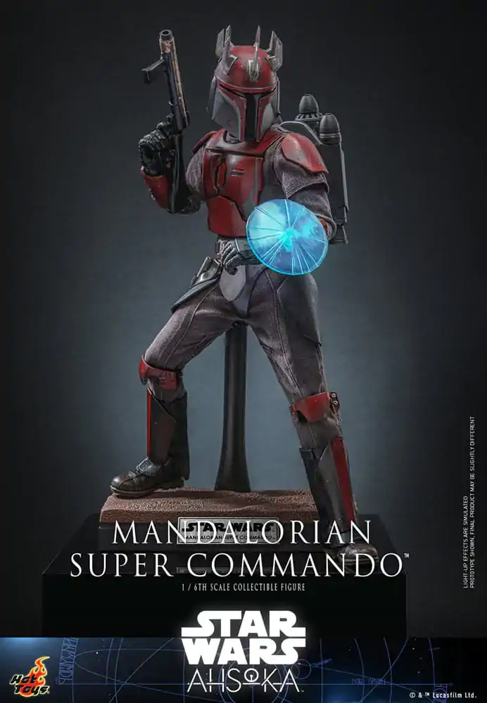 Star Wars: The Mandalorian Action Figure 1/6 Mandalorian Super Commando 31 cm product photo