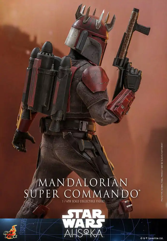 Star Wars: The Mandalorian Action Figure 1/6 Mandalorian Super Commando 31 cm product photo