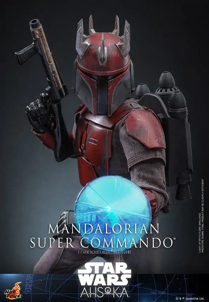 Star Wars: The Mandalorian Action Figure 1/6 Mandalorian Super Commando 31 cm product photo