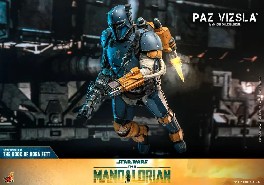 Star Wars The Mandalorian Action Figure 1/6 Paz Vizsla 32 cm product photo