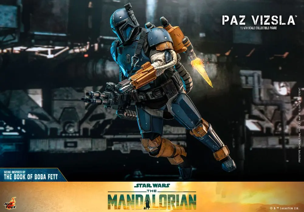 Star Wars The Mandalorian Action Figure 1/6 Paz Vizsla 32 cm product photo