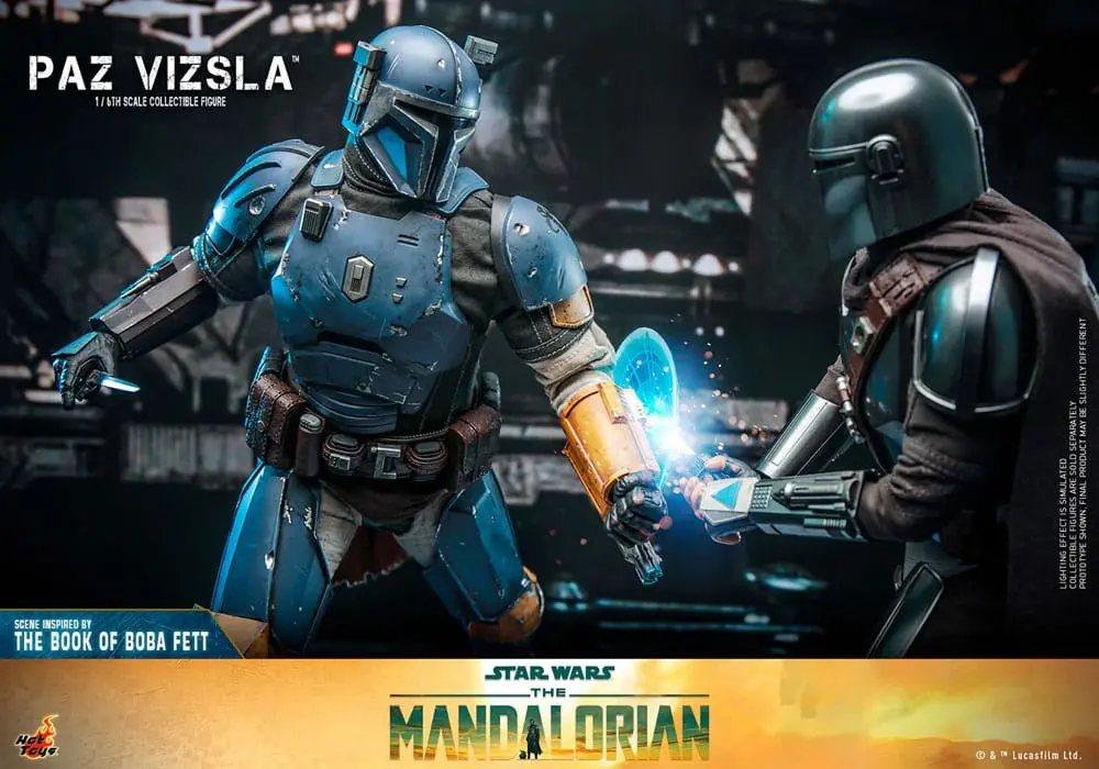 Star Wars The Mandalorian Action Figure 1/6 Paz Vizsla 32 cm product photo