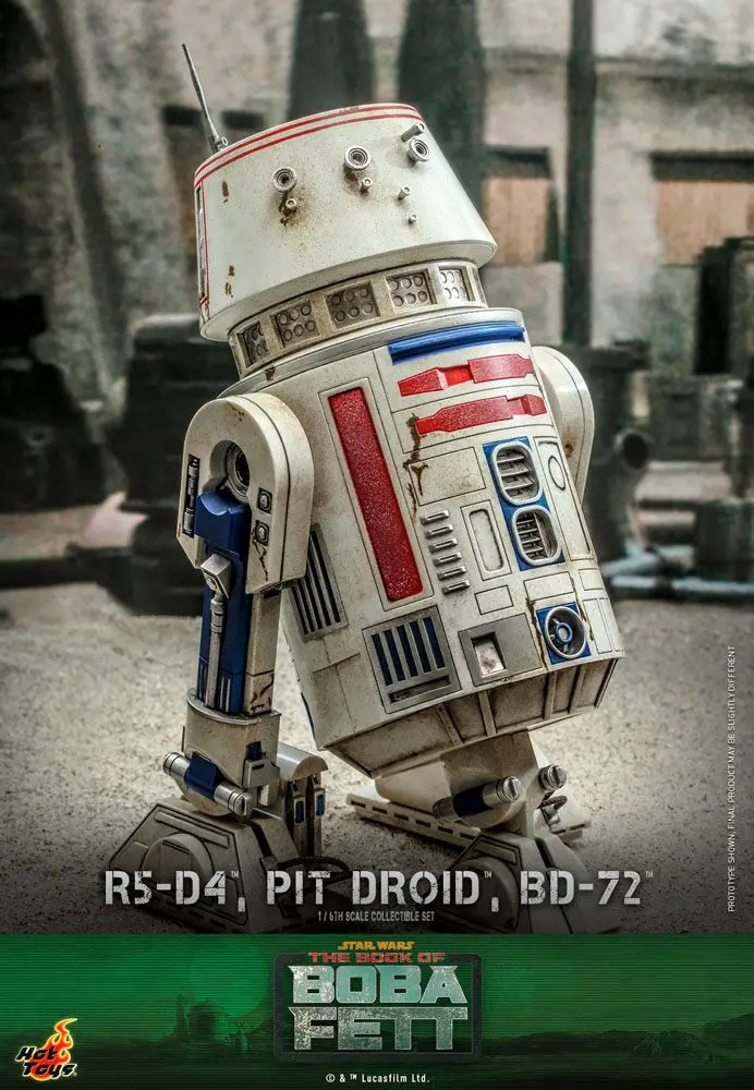 Star Wars The Mandalorian Action Figures 1/6 R5-D4, Pit Droid, &amp; BD-72 product photo