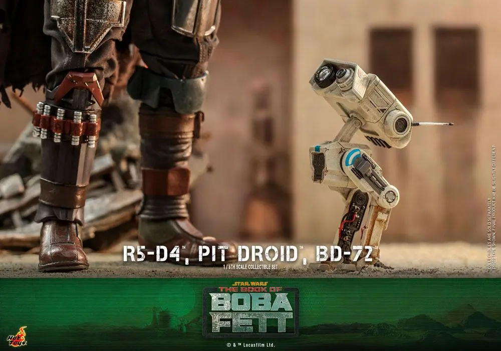 Star Wars The Mandalorian Action Figures 1/6 R5-D4, Pit Droid, &amp; BD-72 product photo