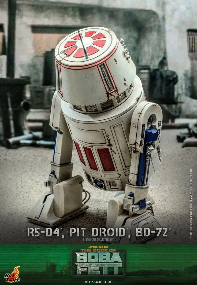Star Wars The Mandalorian Action Figures 1/6 R5-D4, Pit Droid, &amp; BD-72 product photo