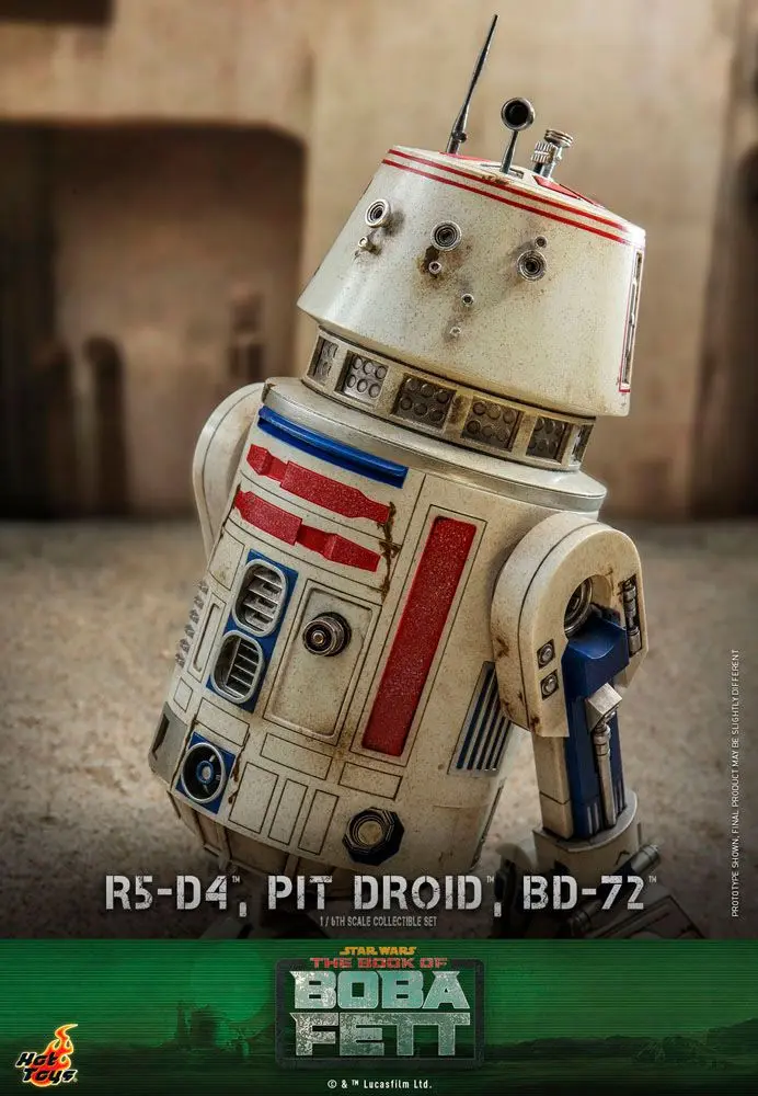 Star Wars The Mandalorian Action Figures 1/6 R5-D4, Pit Droid, &amp; BD-72 product photo