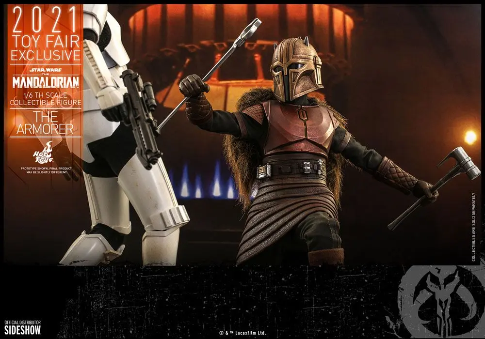 Star Wars The Mandalorian Action Figure 1/6 The Armorer 2021 Toy Fair Exclusive 29 cm product photo