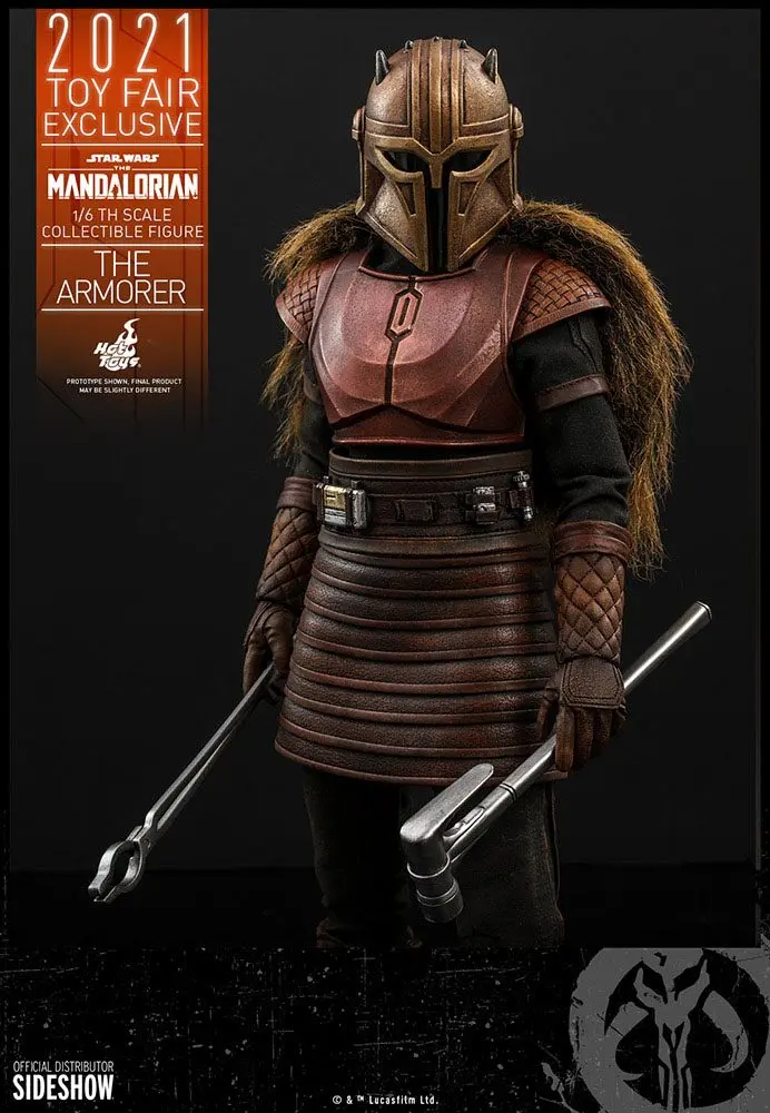 Star Wars The Mandalorian Action Figure 1/6 The Armorer 2021 Toy Fair Exclusive 29 cm product photo