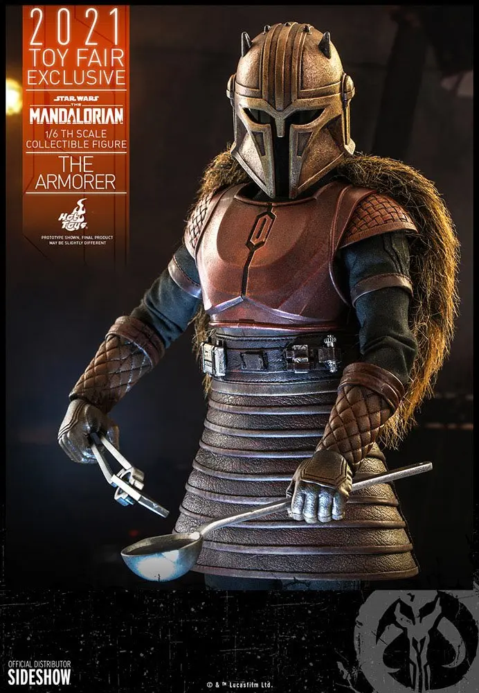 Star Wars The Mandalorian Action Figure 1/6 The Armorer 2021 Toy Fair Exclusive 29 cm product photo