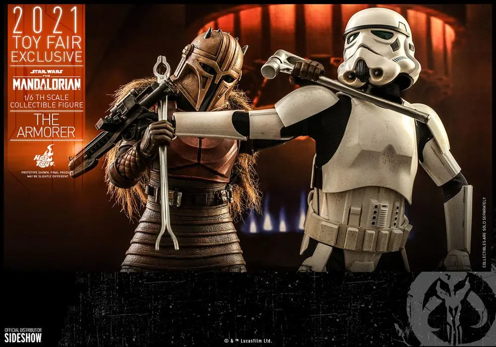 Star Wars The Mandalorian Action Figure 1/6 The Armorer 2021 Toy Fair Exclusive 29 cm product photo
