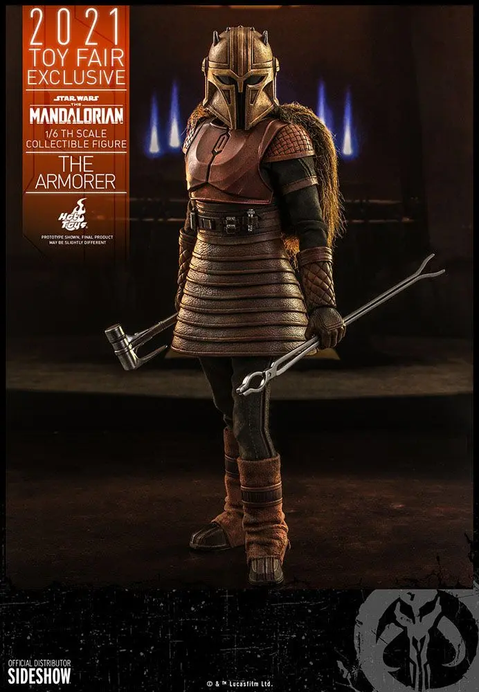 Star Wars The Mandalorian Action Figure 1/6 The Armorer 2021 Toy Fair Exclusive 29 cm product photo
