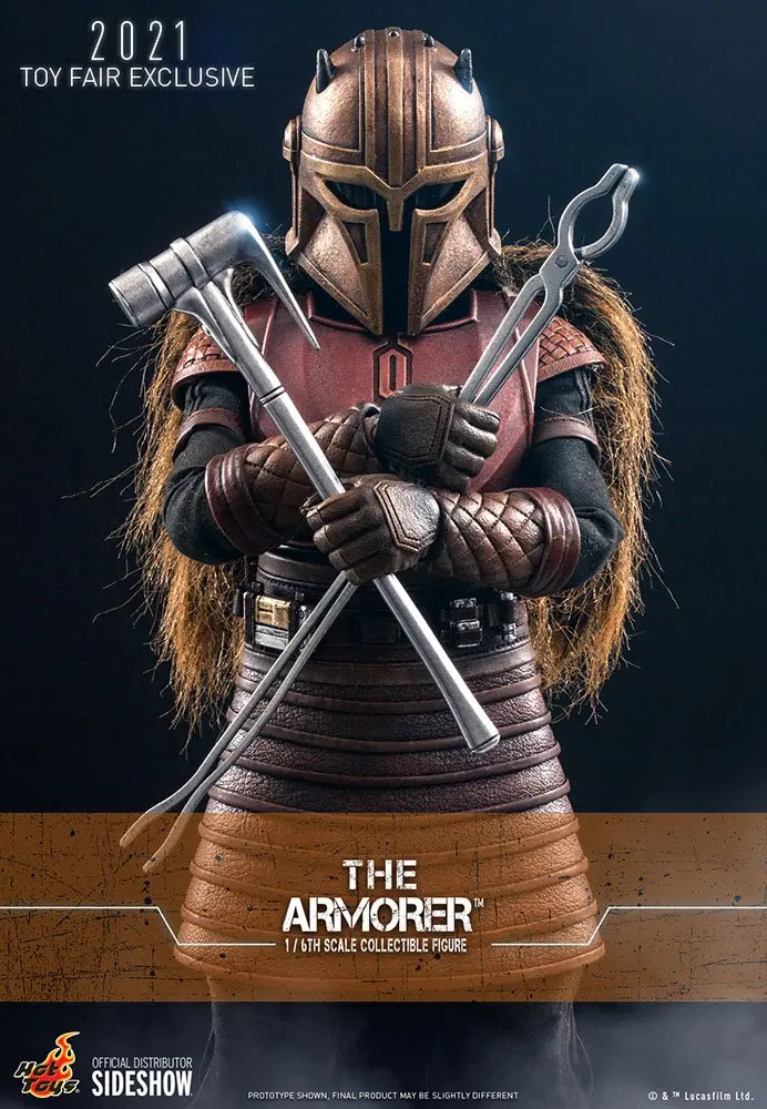 Star Wars The Mandalorian Action Figure 1/6 The Armorer 2021 Toy Fair Exclusive 29 cm product photo