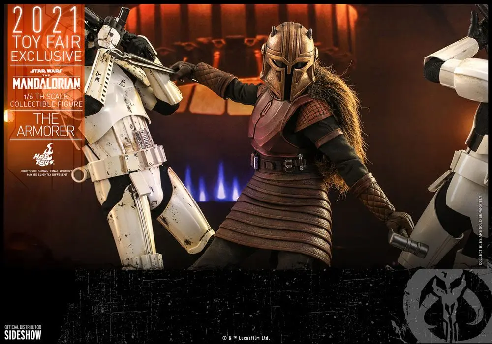Star Wars The Mandalorian Action Figure 1/6 The Armorer 2021 Toy Fair Exclusive 29 cm product photo