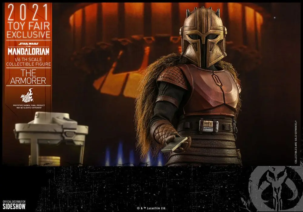Star Wars The Mandalorian Action Figure 1/6 The Armorer 2021 Toy Fair Exclusive 29 cm product photo