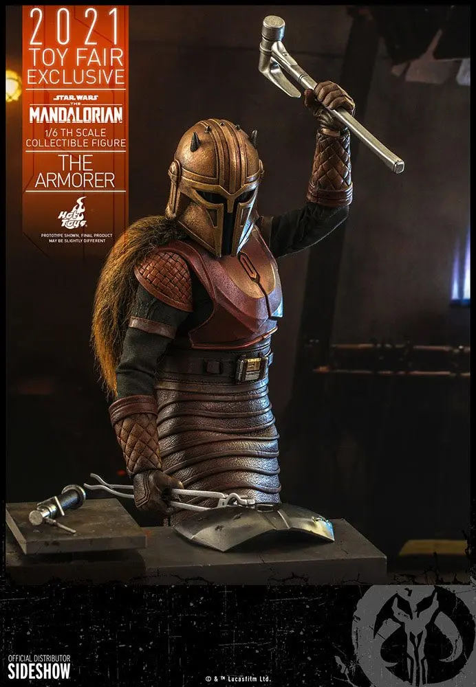Star Wars The Mandalorian Action Figure 1/6 The Armorer 2021 Toy Fair Exclusive 29 cm product photo