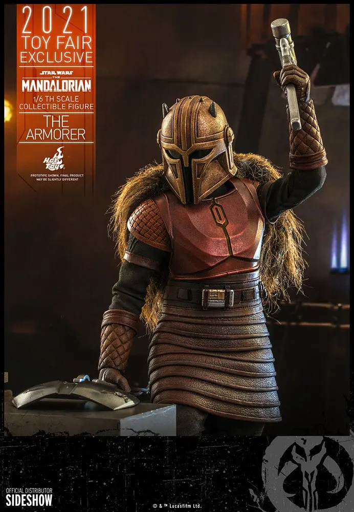 Star Wars The Mandalorian Action Figure 1/6 The Armorer 2021 Toy Fair Exclusive 29 cm product photo