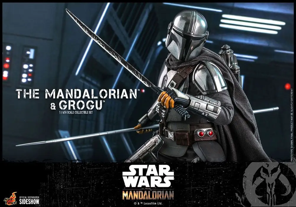 Star Wars The Mandalorian Action Figure 2-Pack 1/6 The Mandalorian &amp; Grogu 30 cm product photo
