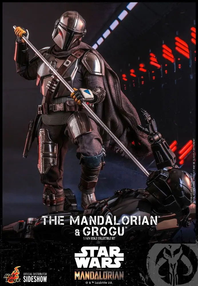 Star Wars The Mandalorian Action Figure 2-Pack 1/6 The Mandalorian &amp; Grogu 30 cm product photo