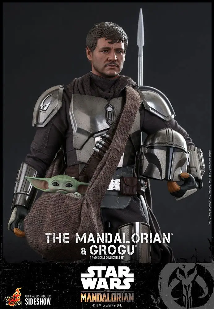 Star Wars The Mandalorian Action Figure 2-Pack 1/6 The Mandalorian &amp; Grogu 30 cm product photo