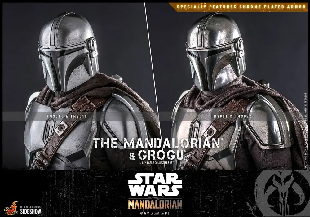 Star Wars The Mandalorian Action Figure 2-Pack 1/6 The Mandalorian &amp; Grogu 30 cm product photo