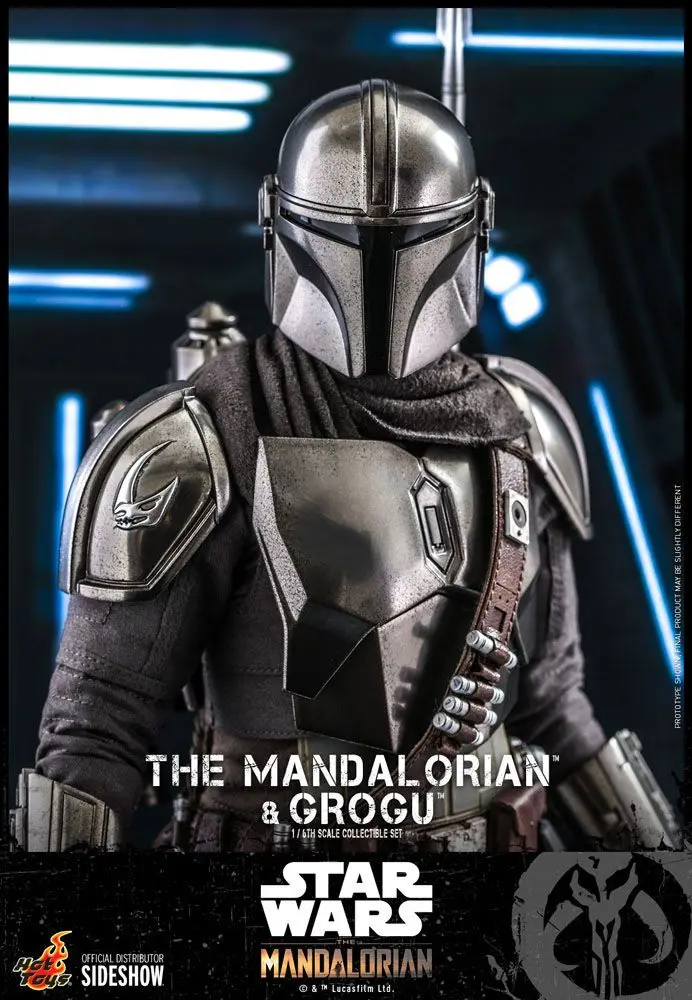 Star Wars The Mandalorian Action Figure 2-Pack 1/6 The Mandalorian &amp; Grogu 30 cm product photo