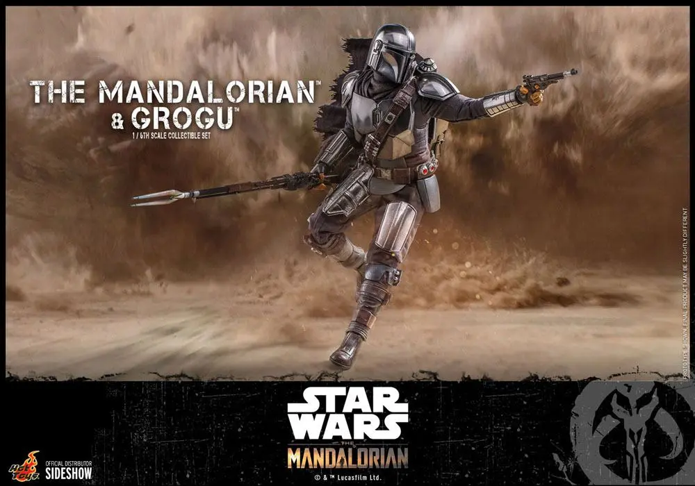 Star Wars The Mandalorian Action Figure 2-Pack 1/6 The Mandalorian &amp; Grogu 30 cm product photo