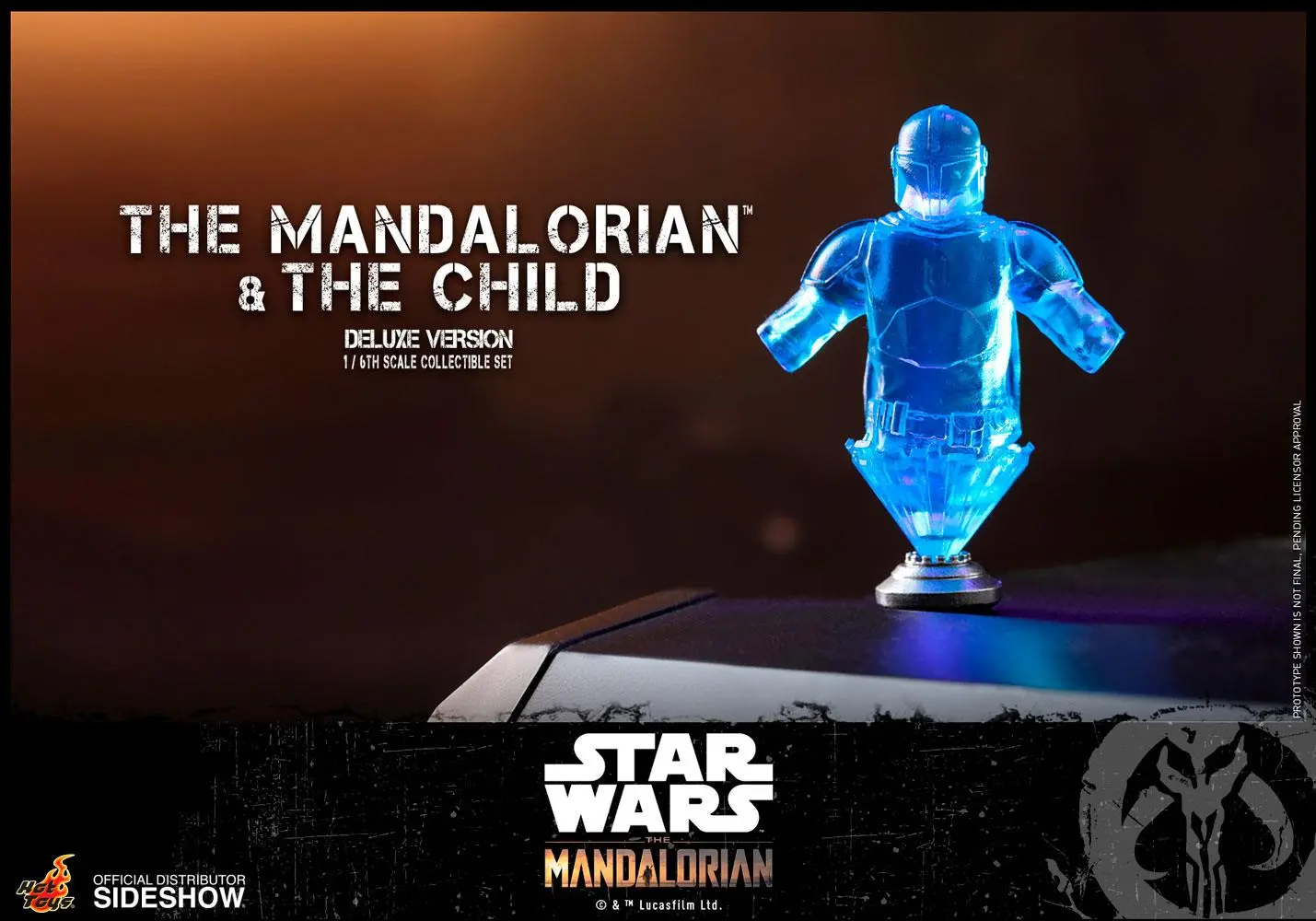 Star Wars The Mandalorian Action Figure 2-Pack 1/6 The Mandalorian &amp; The Child Deluxe 30 cm product photo