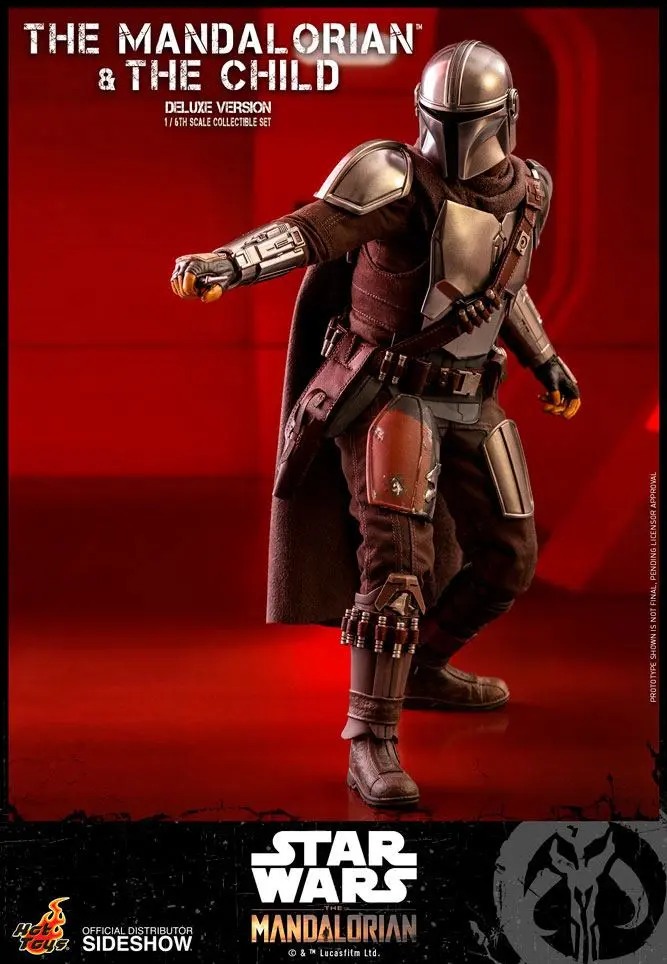 Star Wars The Mandalorian Action Figure 2-Pack 1/6 The Mandalorian &amp; The Child Deluxe 30 cm product photo