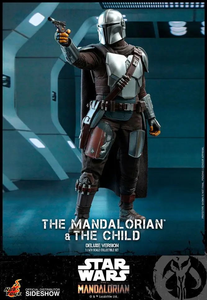 Star Wars The Mandalorian Action Figure 2-Pack 1/6 The Mandalorian &amp; The Child Deluxe 30 cm product photo