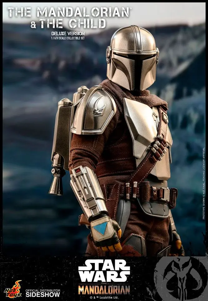 Star Wars The Mandalorian Action Figure 2-Pack 1/6 The Mandalorian &amp; The Child Deluxe 30 cm product photo
