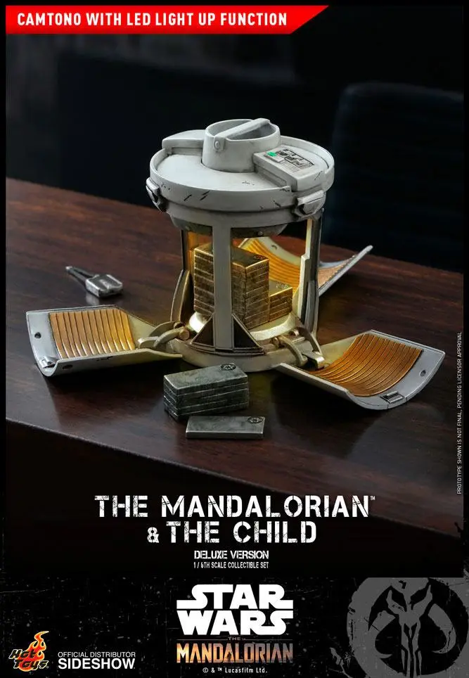 Star Wars The Mandalorian Action Figure 2-Pack 1/6 The Mandalorian &amp; The Child Deluxe 30 cm product photo