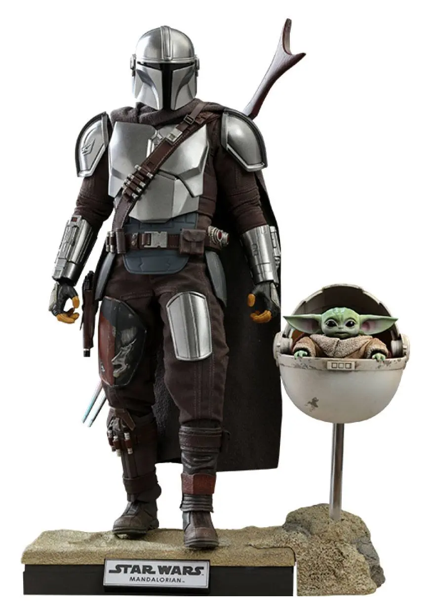 Star Wars The Mandalorian Action Figure 2-Pack 1/6 The Mandalorian &amp; The Child Deluxe 30 cm product photo