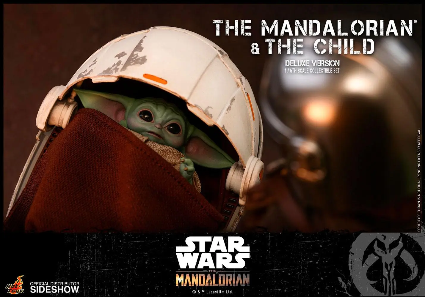 Star Wars The Mandalorian Action Figure 2-Pack 1/6 The Mandalorian &amp; The Child Deluxe 30 cm product photo