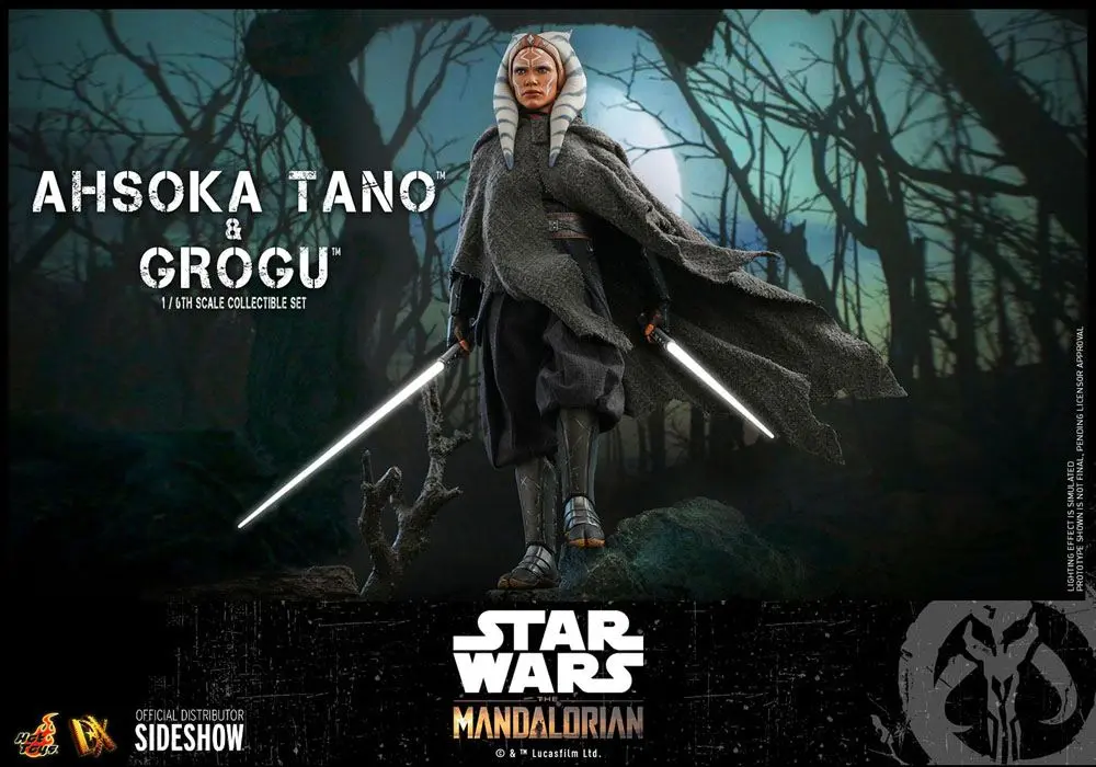 Star Wars The Mandalorian Action Figure 2-Pack 1/6 Ahsoka Tano & Grogu 29 cm termékfotó