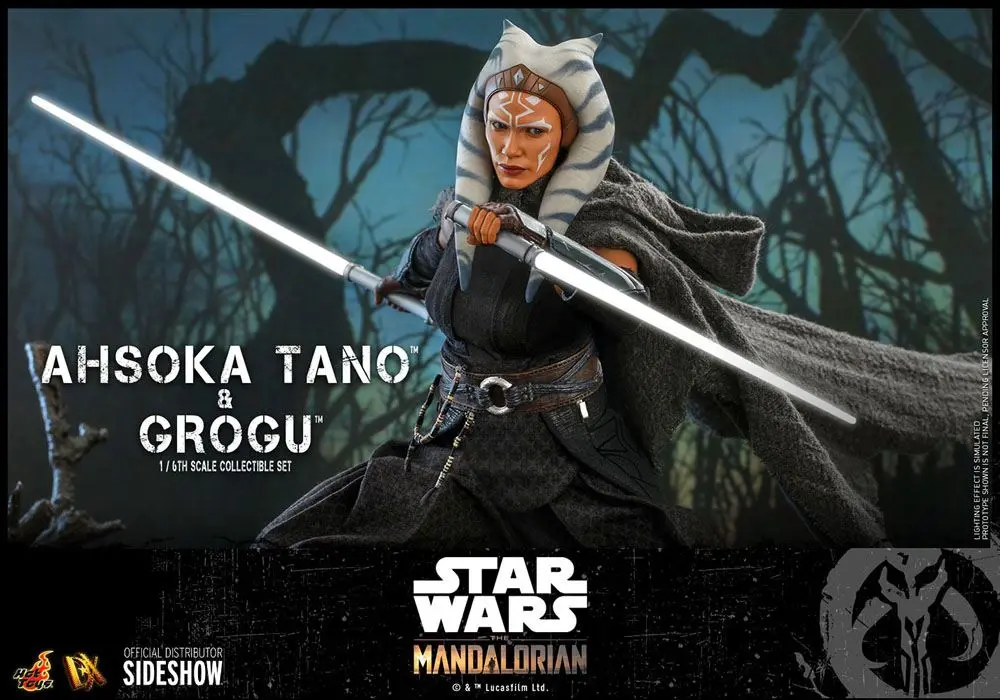 Star Wars The Mandalorian Action Figure 2-Pack 1/6 Ahsoka Tano & Grogu 29 cm termékfotó