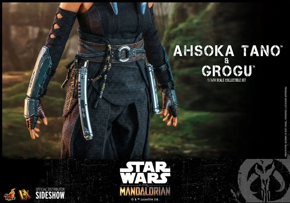 Star Wars The Mandalorian Action Figure 2-Pack 1/6 Ahsoka Tano & Grogu 29 cm termékfotó