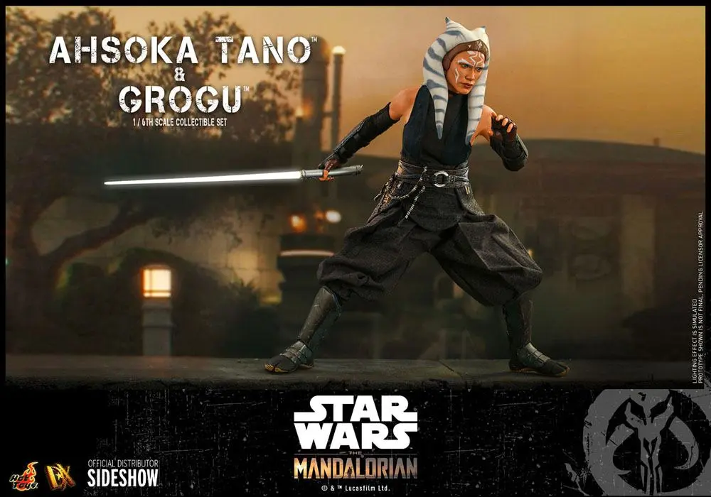 Star Wars The Mandalorian Action Figure 2-Pack 1/6 Ahsoka Tano & Grogu 29 cm termékfotó